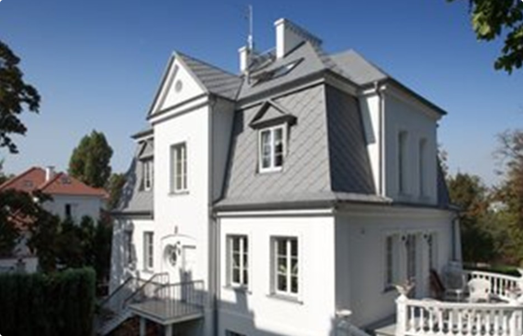 Paredes interiores em Zinco